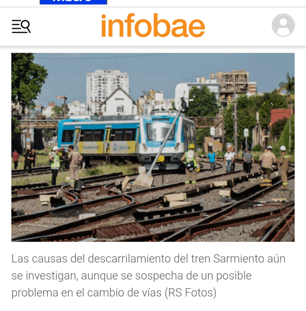 Cobertura descarrilamiento de tren /UNAR AGENCY