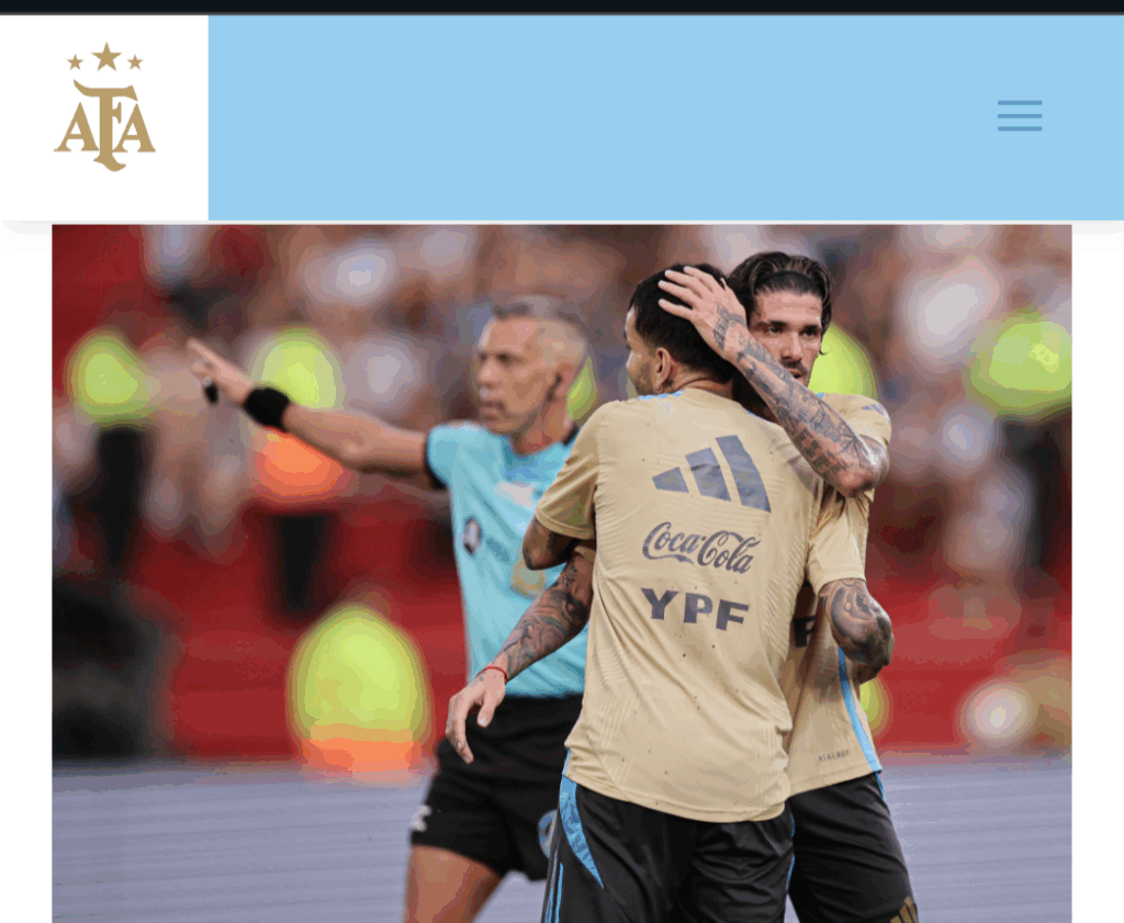 Cobertura amistoso seleccion argentina / UNAR AGENCY