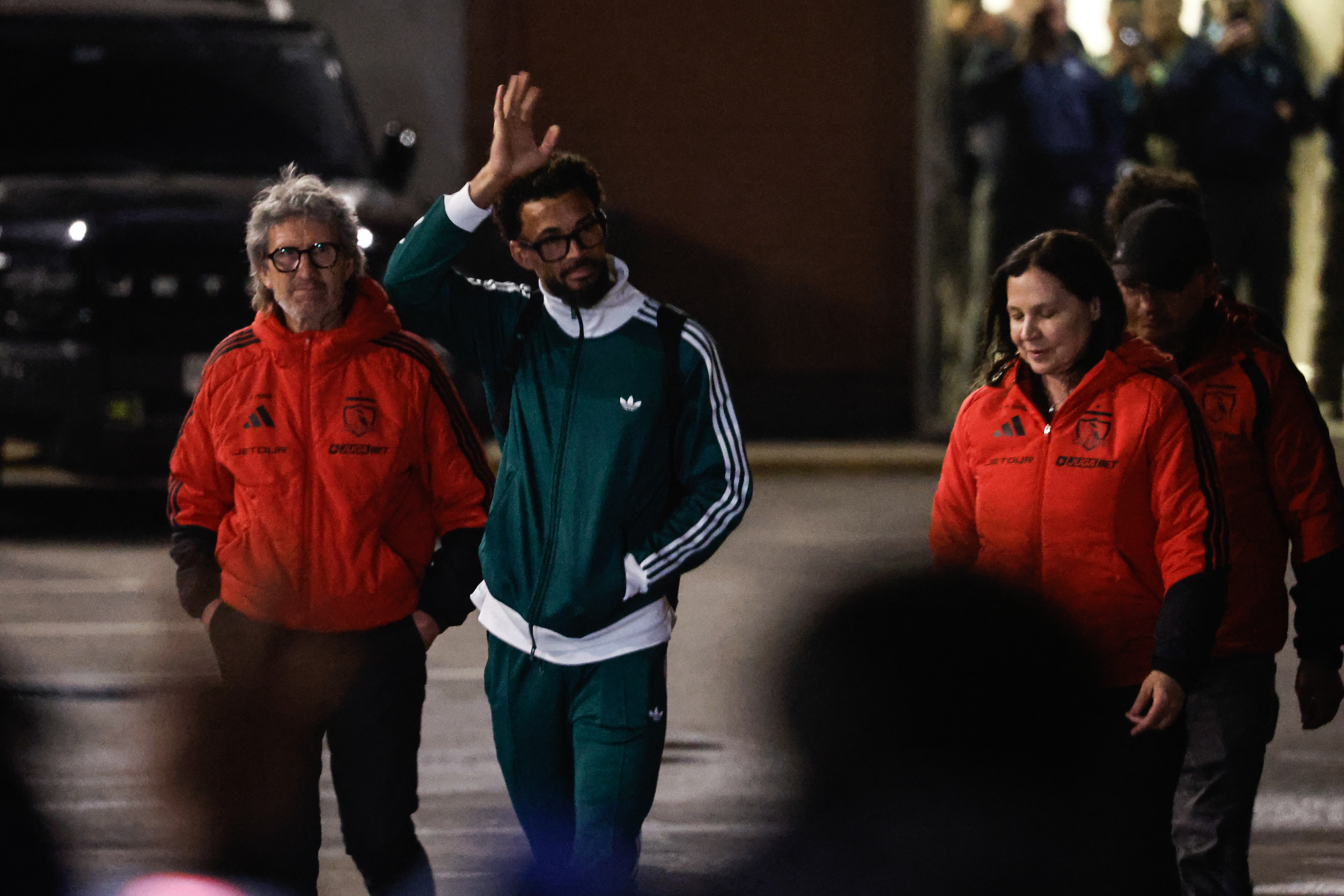 Santiago, Chile – August 2, 2026: Cape Verdean goalkeeper Josimar Jose Evora Dias, alias Vozinha, arrives at Santiago...